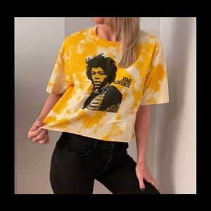 JIMI HENDRIX Tie-Dye Concert T-Shirt Retro
